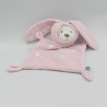 Doudou luminescent plat ours lapin rose oiseau étoiles NICOTOY