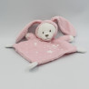 Doudou luminescent plat ours lapin rose oiseau étoiles NICOTOY
