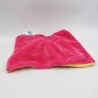 Doudou plat porcinet rose jaune orange bleu vert DISNEY BABY