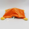 Doudou plat Winnie l'ourson orange  bleu rayé soleil DISNEY NICOTOY