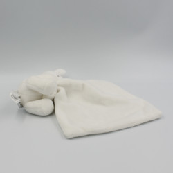 Doudou et compagnie lapin blanc mouchoir LOT DE 2