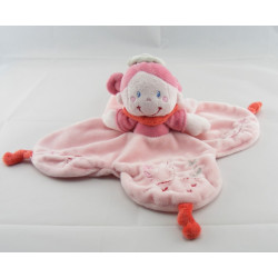 Doudou plat étoile rose lutin fée NICOTOY