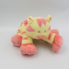 Doudou chat tigre jaune rouge KIABI