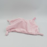 Doudou plat chat rose coeur KIMBALOO