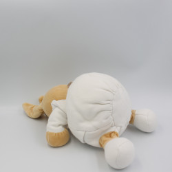 Doudou lapin beige blanc ange TAKINOU