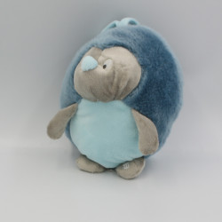 Doudou musical hérisson gris bleu OBAIBI