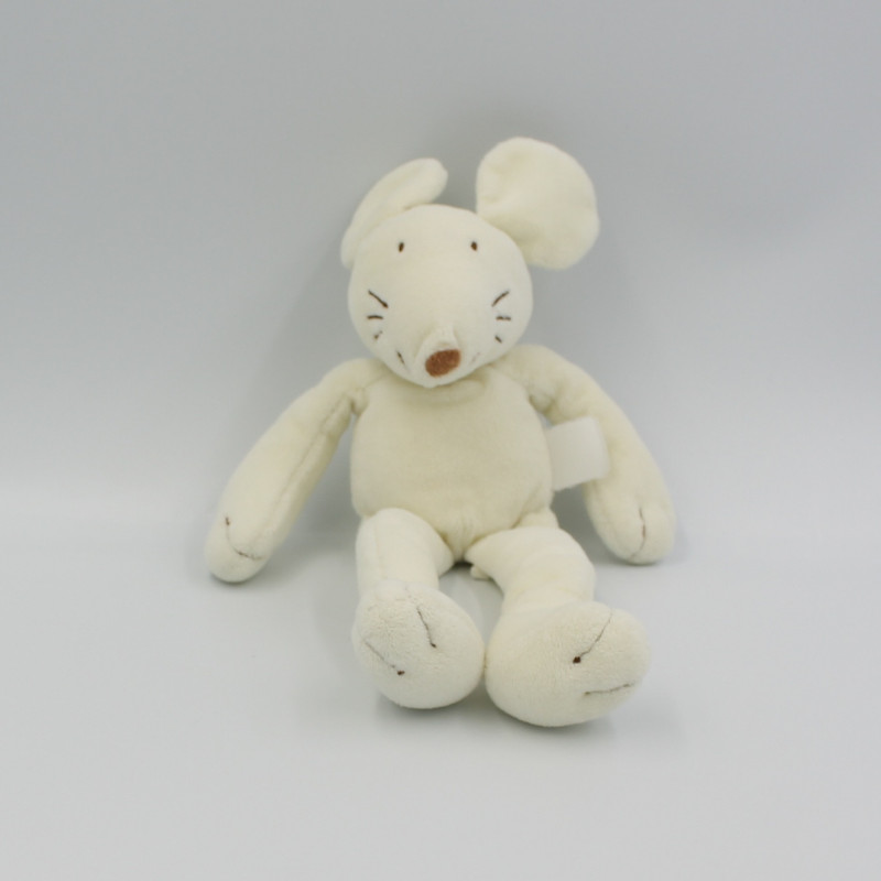 Doudou souris blanche FNAC EVEIL ET JEUX