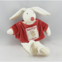 Doudou lapin blanc Martin mon lapin MOULIN ROTY