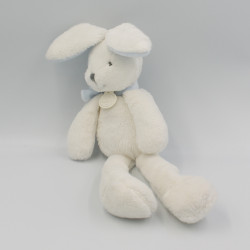 Doudou et compagnie lapin blanc bleu J'aime mon doudou