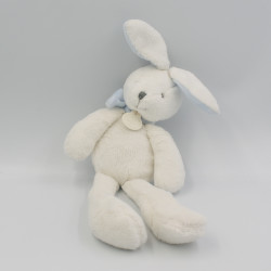 Doudou et compagnie lapin blanc bleu J'aime mon doudou