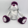 Doudou chien argenté violet DOUGLAS 2009