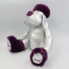 Doudou chien argenté violet DOUGLAS 2009