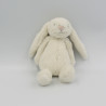 Doudou lapin blanc nez rose JELLYCAT 20 cm