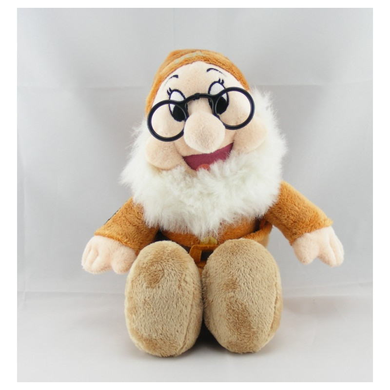 Peluche Doc Les sept nains Blanche neige DISNEY 