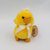 Doudou peluche poussin jaune pouet GIPSY