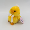 Doudou peluche poussin jaune pouet GIPSY