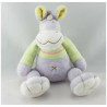 Doudou ane cheval mauve Mots d'enfants  LOT DE 2