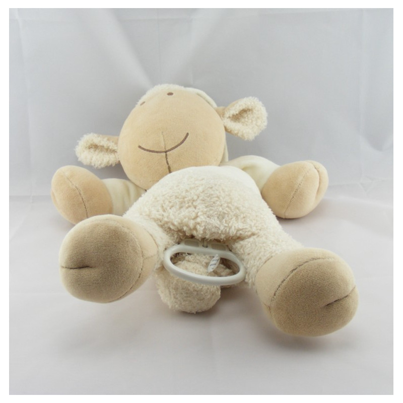 Doudou musical mouton blanc NATURE ET DECOUVERTE