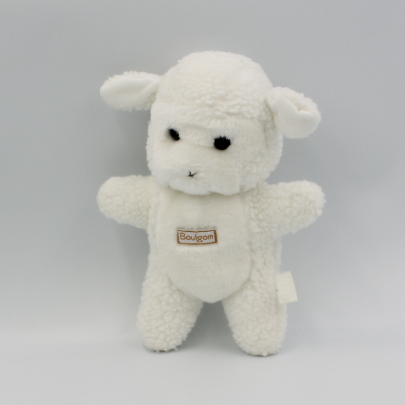 Doudou Peluche mouton blanc BOULGOM