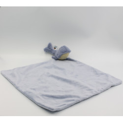 Doudou baleine bleu mouchoir JELLYCAT