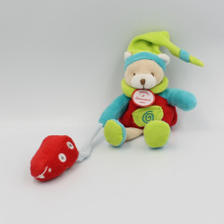 Doudou et compagnie ours vert bleu rouge marron voiture Mirou