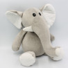 Peluche éléphant gris lesté ZD TRADING JURONG 