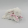 Doudou et compagnie lapin blanc rose Sorbet Coucou
