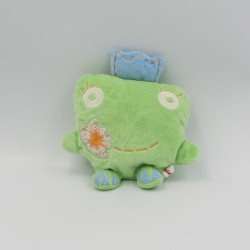 Doudou grenouille verte couronne reine CATIMINI