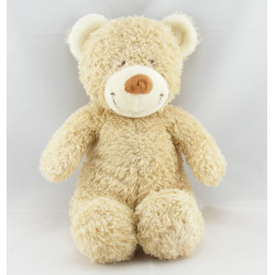 Doudou ours beige couché TEX
