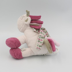 Doudou musical poney cheval rose étoile Victoria et Lucie NOUKIE'S LOT DE 2