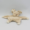 Doudou semi plat souris beige SUCRE D'ORGE