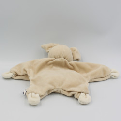 Doudou semi plat souris beige SUCRE D'ORGE