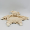 Doudou semi plat souris beige SUCRE D'ORGE