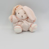Doudou Lapin Boule lilirose carreaux rose ruban Kaloo