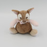 Mini doudou faon biche Rosy marron rose NATTOU