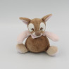 Mini doudou faon biche Rosy marron rose NATTOU