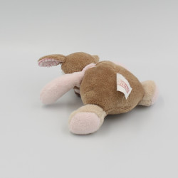 Mini doudou faon biche Rosy marron rose NATTOU