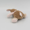 Mini doudou faon biche Rosy marron rose NATTOU