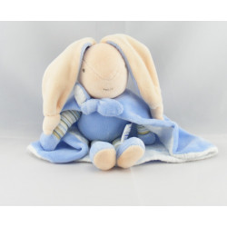 Doudou lapin bleu Super Doudou AJENA