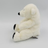 Peluche ours blanc noir WWF