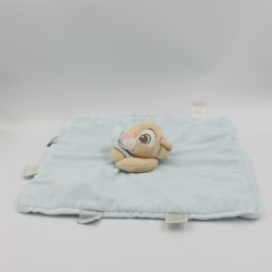 Doudou plat le Roi Lion Simba Nala bleu DISNEY STORE