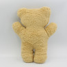Ancienne peluche ours beige AJENA Vintage 28 cm