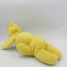 Ancienne peluche lapin jaune CHAMTI