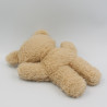 Ancienne peluche ours beige museau blanc