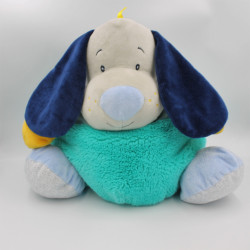 Doudou range pyjama chien bleu vert gris blanc jaune Pépin Baby nat
