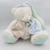 Doudou range pyjama ours blanc bleu beige Layette BABY NAT