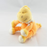 Doudou  dinosaure jaune orange BENGY