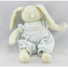 Doudou Lapin bleu Moulin Roty 