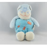 Doudou chat bleu poisson rouge DOUKIDOU 