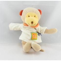 Doudou singe les Loustics pull blanc MOULIN ROTY 